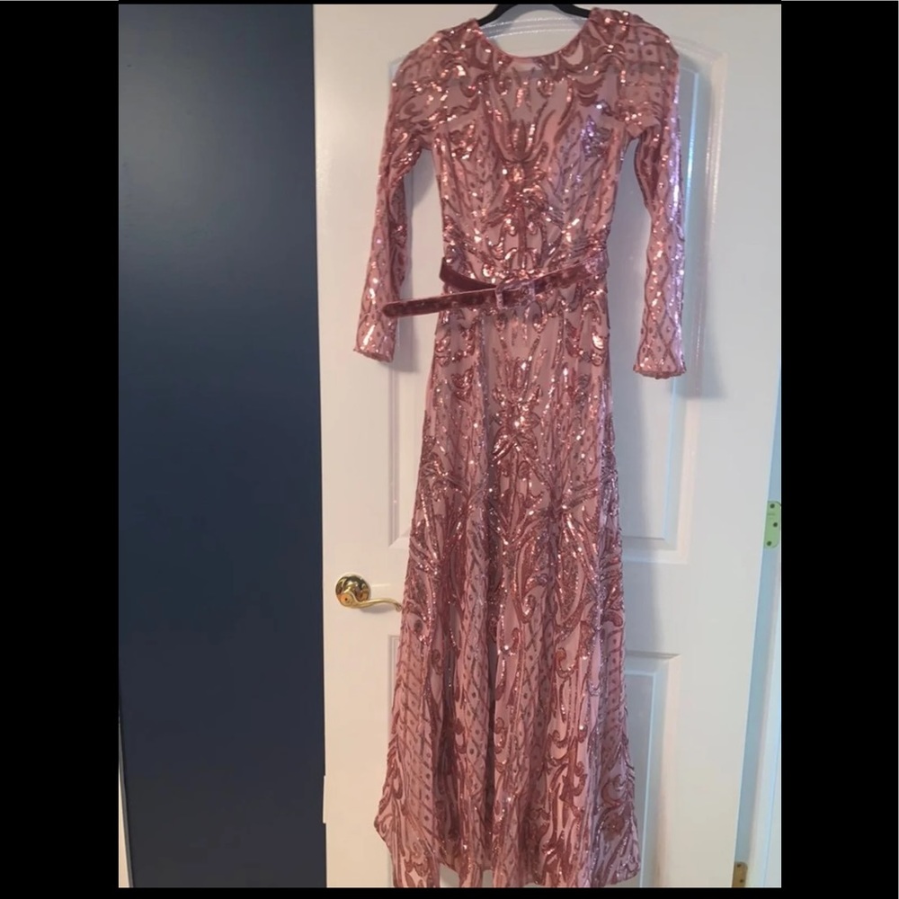 Women Jovani Pink Dress Size 0